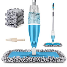 Microfibre Spray Mop for Floor CleaningEXEGO Dust Dry Wet Mops with 3 Washable Pads Floor Mop with Spray for Wood Hard Hardwood Laminate Ceramic
