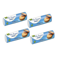 No Sugar Added Gullon Sandwich Cookie Chocolate Cream Biscuits 250g each, Great choice for diabetic Gift for friends & Family. (10)