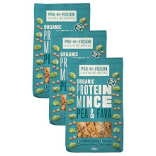 Profusion Organic Vegan Pea and Fava Protein Mince 125g 98 x 118 inches Pack of 3