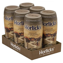 Horlicks Malted Chocolate 400g Pack of 6 Just add water Horlicks Chocolate Malted Milk Powder High in Calcium Zinc Vitamin C Vitamin D Vitamin B12