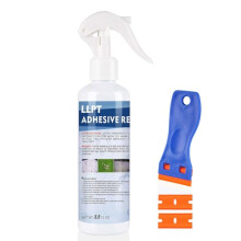 LLPT Adhesive Remover Industrial Grade 260ML 1 Pack with Plastic Scrapper Surface Safe Removes Labels Stickers Decals Adhesive Tape Residue Tar G