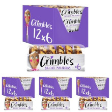 Mrs Crimbles 6 Large Chocolate Macaroons 195g Brown Pack of 4