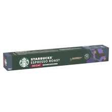 STARBUCKS Decaf Espresso Roast by Nespresso Dark Roast Coffee Capsules 10 Capsules