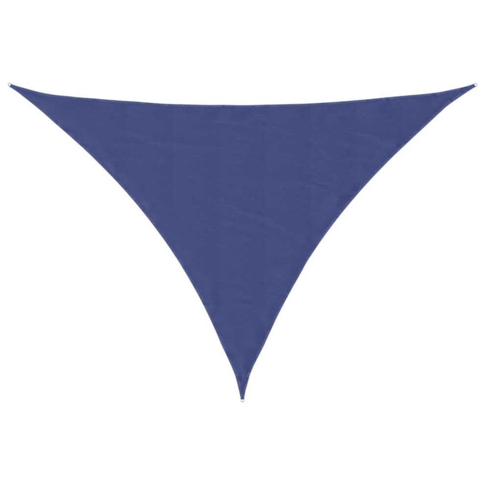 Vidaxl Sunshade Sail Oxford Fabric Triangular 4X5x6.4 M Blue Shade Canopy
