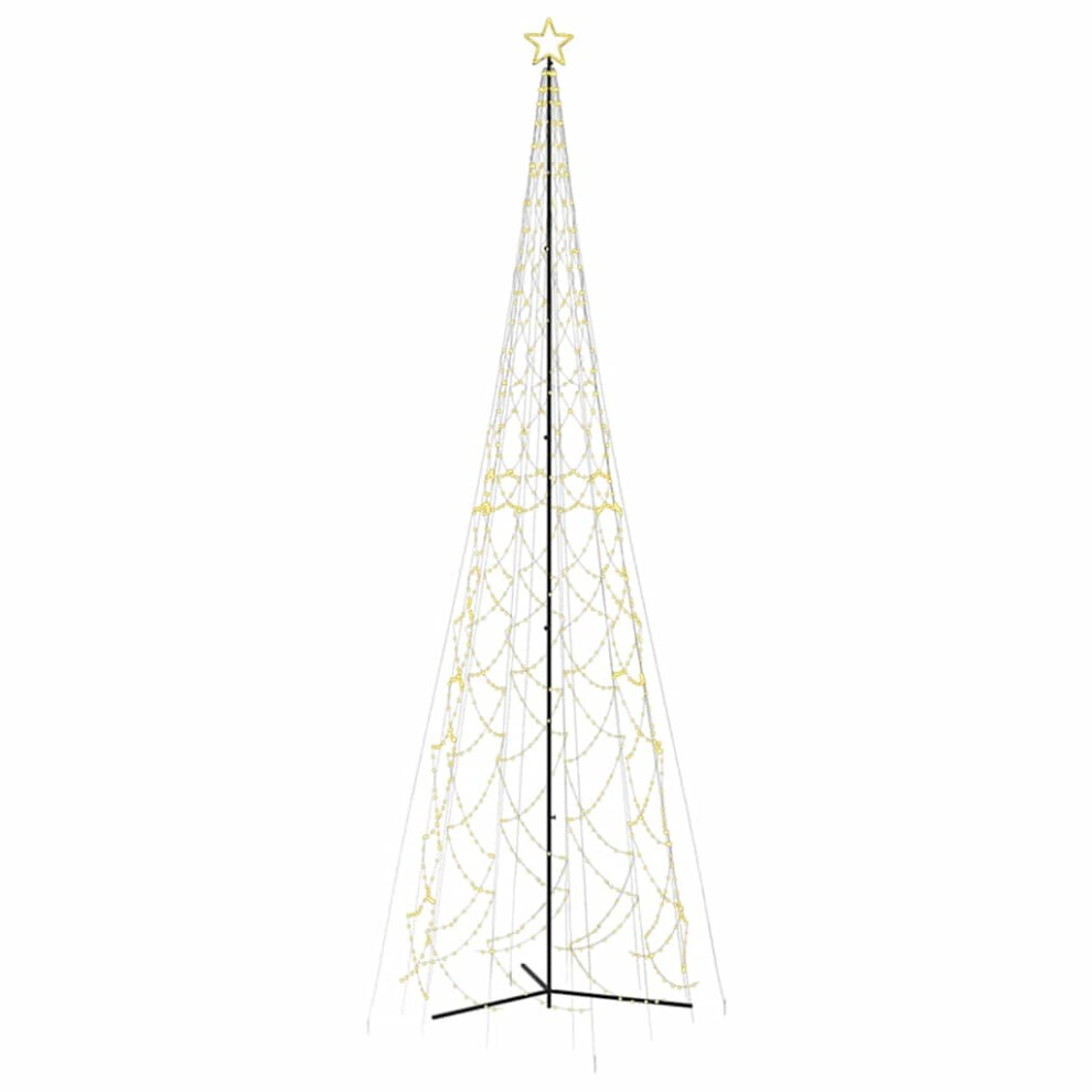 Vidaxl (800 X 230 Cm) Christmas Cone Tree Led Tree Display Christmas Decoration 500 Leds