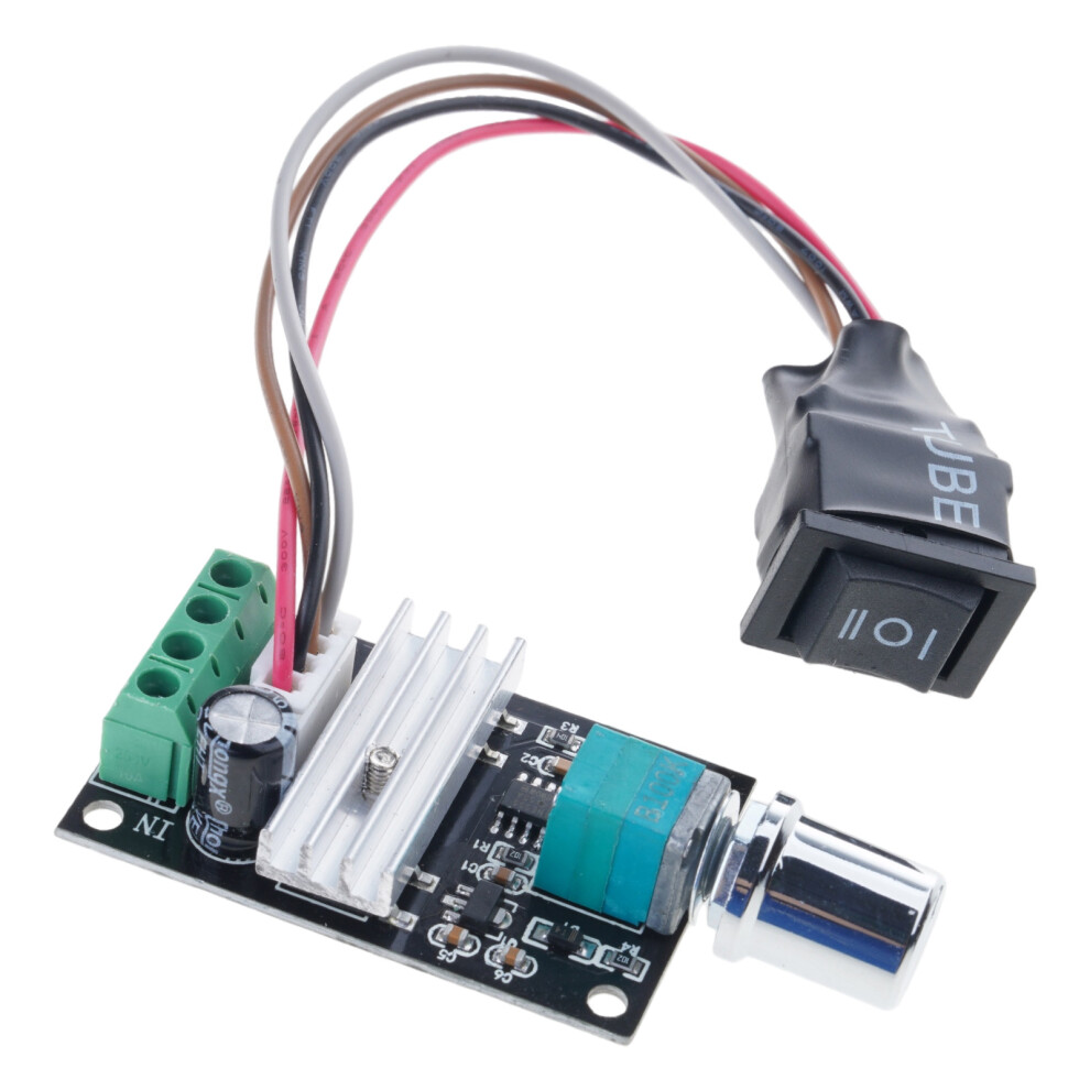 Pwm Motor Reversible Speed Controller Switches Knob For 6V 12V 7751001383953