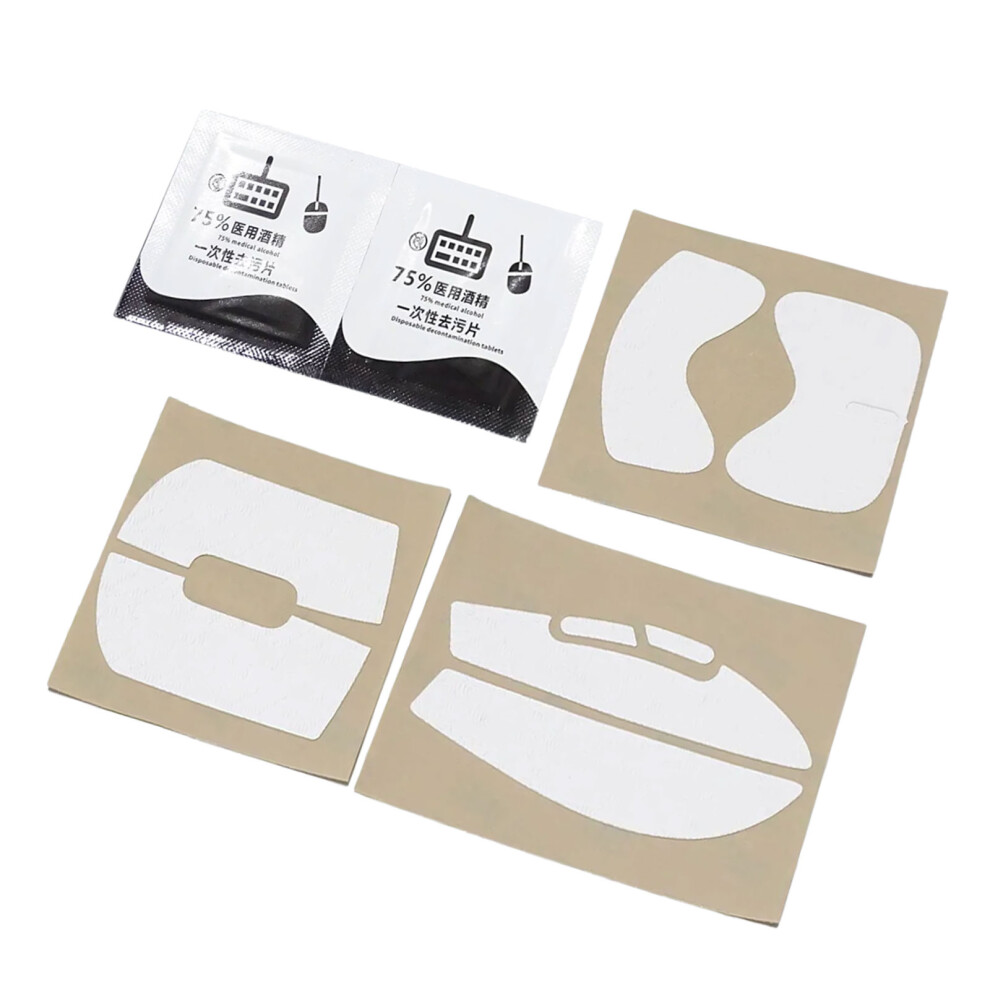 Huazhong Mouse Skin Mouse Skates Side Stickers Sweat- White 7751001384004