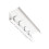 Sturdy Iron Under Desk Wire Holders for Cable and Power-White 1