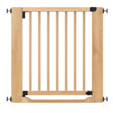 (Natural, 79cm - 87cm) Safetots Wooden Heritage Flat Step Gate