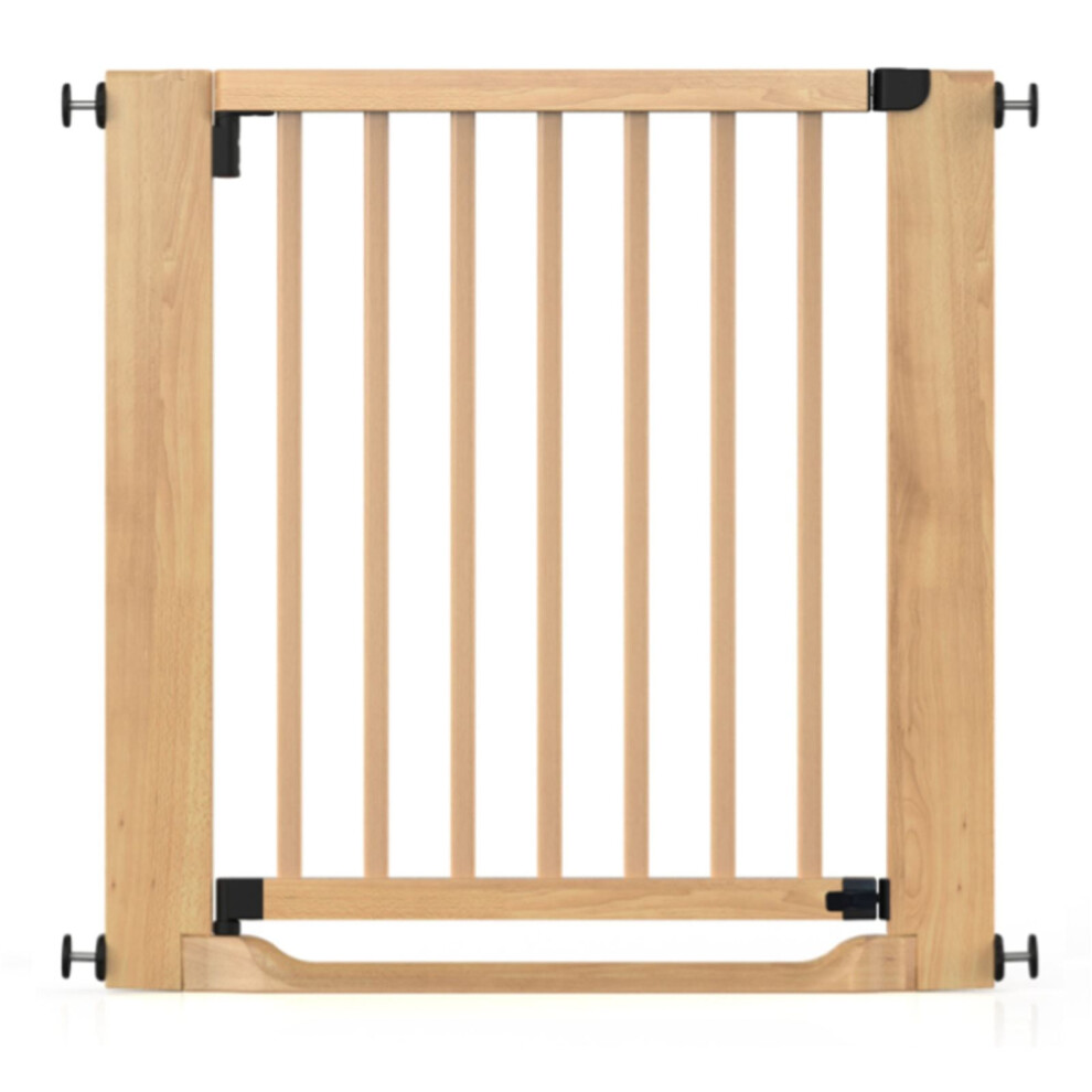 Safetots (Natural, 79Cm - 87Cm) Wooden Heritage Flat Step Gate