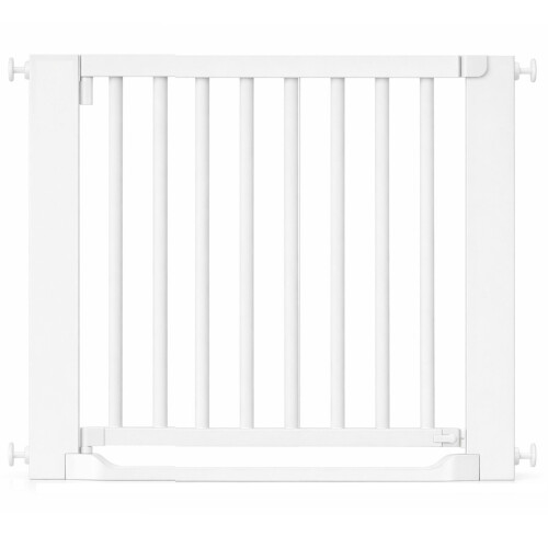Safetots (White, 87cm - 95cm) Safetots Wooden Heritage Flat Step Gate