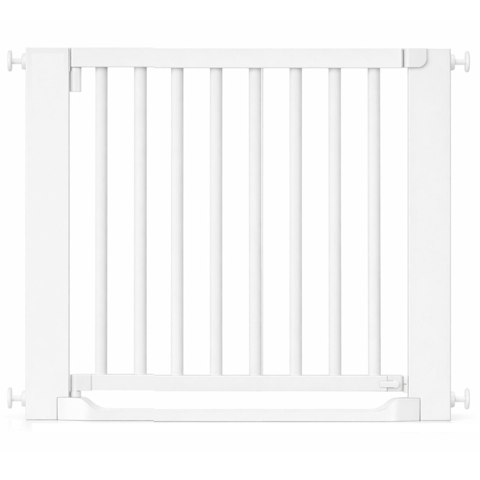 Safetots (, 87Cm - 95Cm) Wooden Heritage Flat Step Gate White