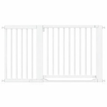 (White, 145cm - 153cm) Safetots Wooden Heritage Flat Step Gate