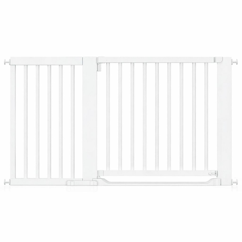 (, 145Cm - 153Cm) Wooden Heritage Flat Step Gate White Safetots