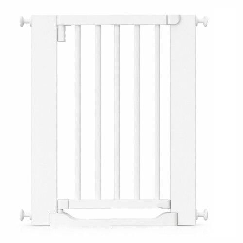 Safetots (White, 63cm - 71cm) Safetots Wooden Heritage Flat Step Gate