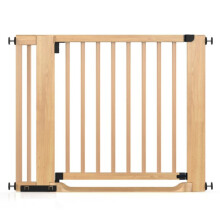 (Natural, 97cm - 105cm) Safetots Wooden Heritage Flat Step Gate