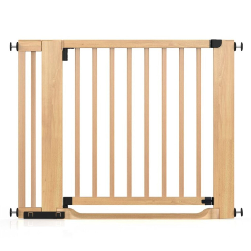 (Natural, 97Cm - 105Cm) Wooden Heritage Flat Step Gate Safetots
