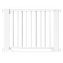 (White, 95cm - 103cm) Safetots Wooden Heritage Flat Step Gate