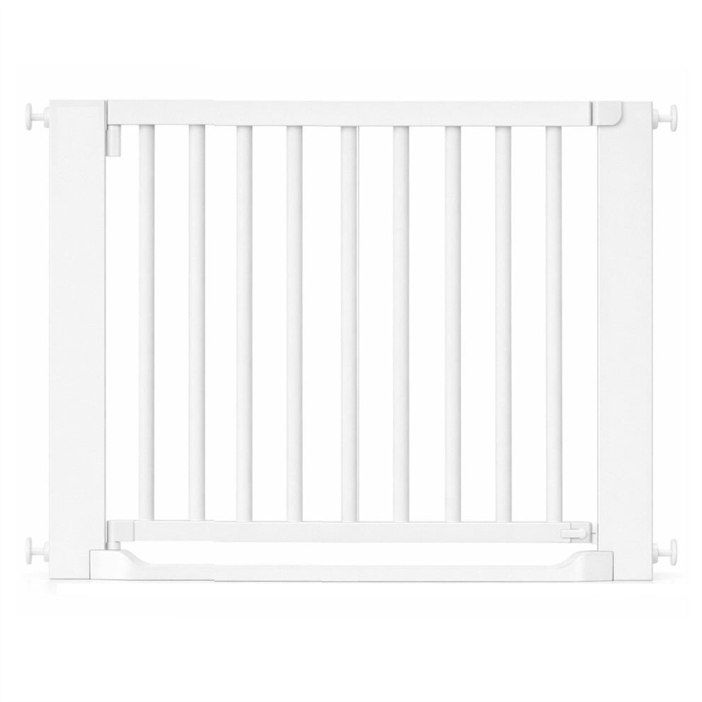 (, 95Cm - 103Cm) Wooden Heritage Flat Step Gate White Safetots