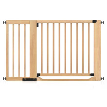 (Natural, 125cm - 133cm) Safetots Wooden Heritage Flat Step Gate