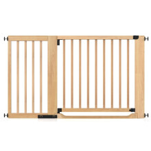 (Natural, 135cm - 143cm) Safetots Wooden Heritage Flat Step Gate