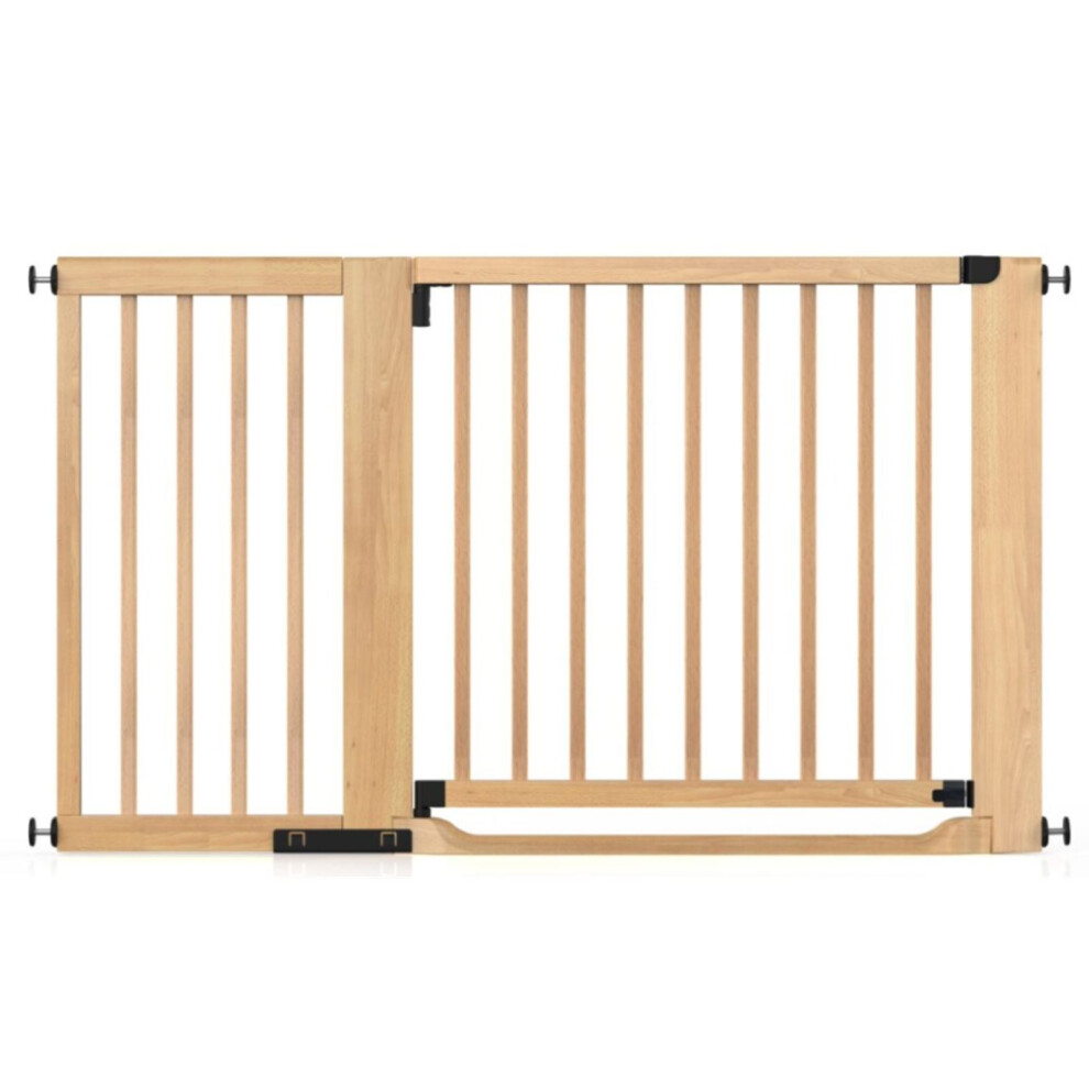 Safetots (Natural, 135Cm - 143Cm) Wooden Heritage Flat Step Gate