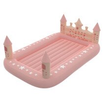 Children's Inflatable Bed Pink Princess Air Mattress Sleepover Camping Play Time