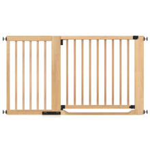 (Natural, 145cm - 153cm) Safetots Wooden Heritage Flat Step Gate