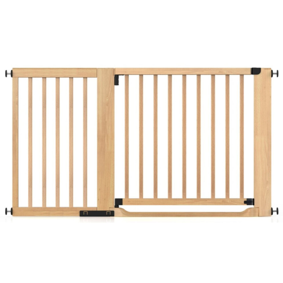 Safetots (Natural, 145Cm - 153Cm) Wooden Heritage Flat Step Gate