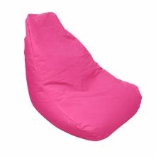 Outdoor Bean Bag Chair Pink Water Resistant Garden Lounger Seat