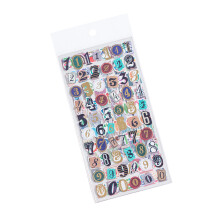 Letter and Number Sticker Journaling Decorative Sticker For