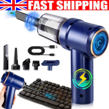 Cordless Electric Air Duster Blower Vacuum Cleaner For Car PC Laptop Console UK