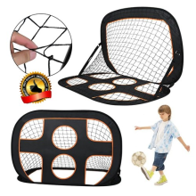 2 In1 Football Goal Posts For Kids Foldable Football Net Pop Up Goal Target Net