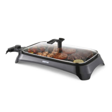 1600W Electric Barbecue Grill Hot Plate Smokeless Indoor BBQ Griddle Table top