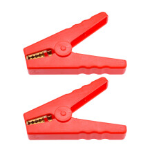 Pack of 2 High Current Copper Alligator Clip for Car-Red big