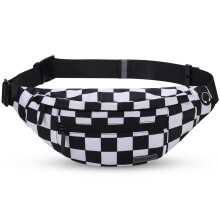 MAXTOP Large Bumbag Waist Fanny Pack Running Belt for Men Women Unisex Bum Bag with Headphone Jack and 4-Zipper Pockets Adjustable Belt for Travel Ru