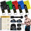 Resistance Bands Set with Handles, Exercise Bands Stackable up to 150lbs 1