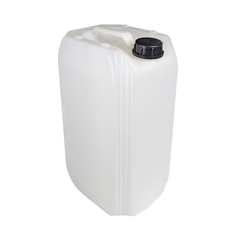 Photos - Food Container 25L Water Container Heavy Duty, Food Grade HDPE Plastic Jerry Can Water Carrier, Stackable 25 Litre Drum Tank with DIN 61 Ca
