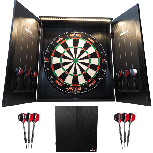 Ruthless Home Darts Centre  LED Light Options  Home Dart Board Centre Inclu