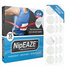 NipEaze - The Original Sports Nipple Covers - Patented & Proven -