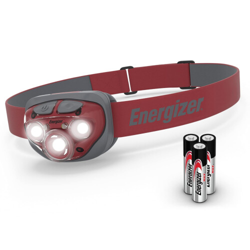 Energizer Energizer Vision HD+ 315 Lumen Head Torch, Rust Red Headlight, Water‑Resistant L