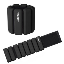 TOPESCT Adjustable Wrist Weights Set of 2 1lb Each Wearable Wrist Ankle