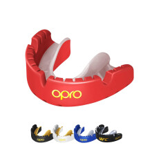 OPRO Gold Level Mouthguard for Braces Premium Fit – Gum Shield Adult Age 10