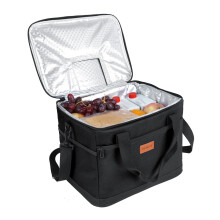 Kollea Black Cool Bag 30 Litre Box Insulated Cooler Lunch Keep Warm