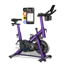 Exercise Bike MERACH Bluetooth Stationary Bike for Home with Magnetic Resis
