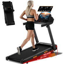 3in1 Foldable Treadmill with 15 Incline Folding Treadmill 12KMH for Home 3H