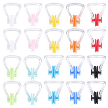 kuou 20 Pcs Nose Clips Swimming, Waterproof Silicone Nose Plugs Kids Swimming No
