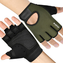 RDX Weight Lifting Gloves Gym Fitness Workout, Anti Slip Palm Protection Half Finger, Adult & Kids Exercise Glove for Powerlifting Deadlifting Bodybu