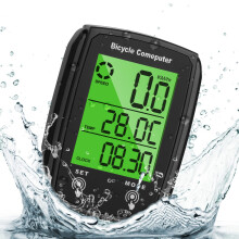 URAQT Bike Computer, Universal 19 Functions IP54 Waterproof Bicycle