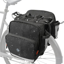 NDakter Bike Panniers 30 Waterproof Bike Pannier Bags for Rear Rack Expanda